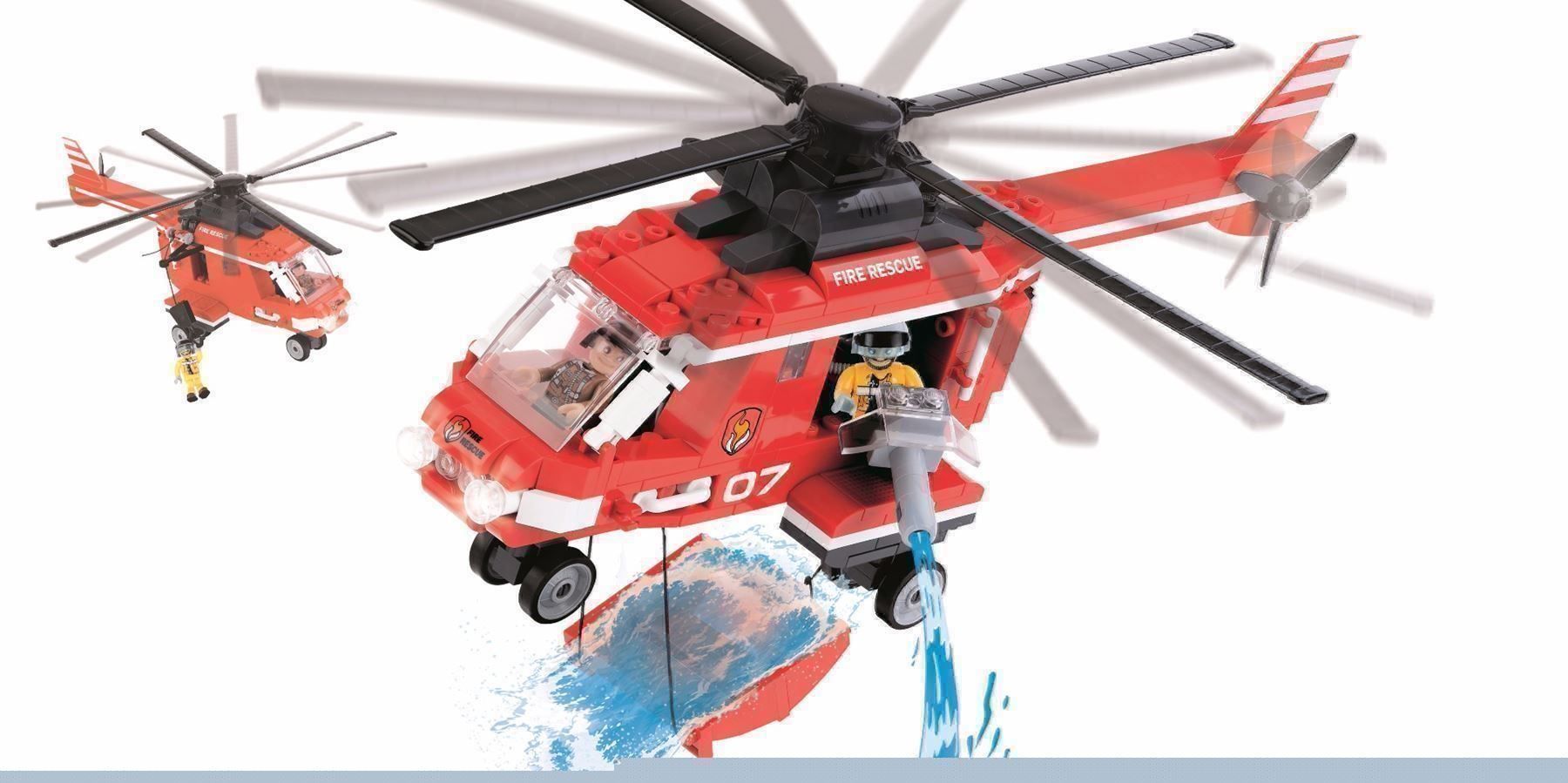 Cobi Baukästen: FEUER HELIKOPTER Cobi Bausatz Model 1473 – Neu und originalverpackt aus Amden von Zeitraum