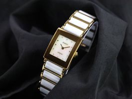RADO DiaStar Damen Armbanduhr mit Perlmutt Zifferblatt