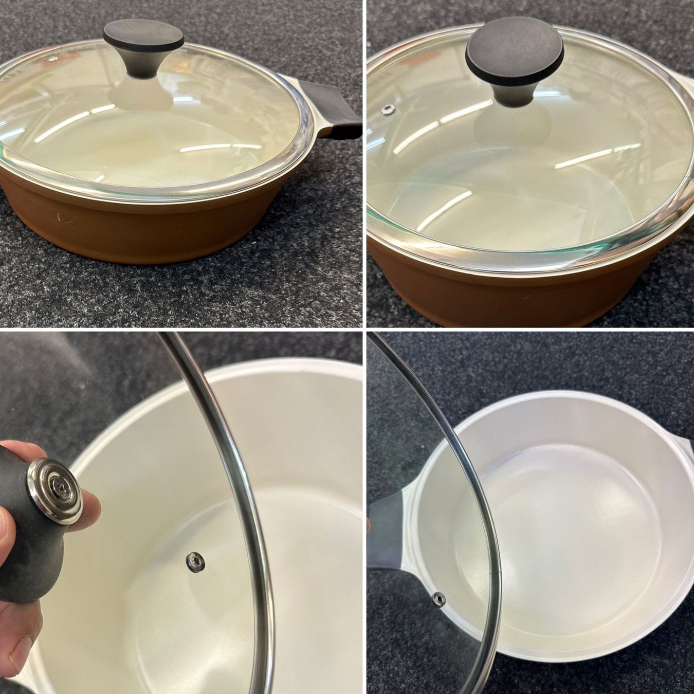 Töpfe: 7-teilig Milano Cast Seramik Topf-Set – Neu (gemäss Beschreibung) aus Reinach AG von evimshop 4