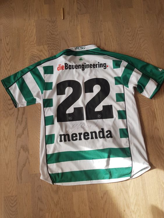 Maillot Jako Saint-Gall 2008-2009 Extérieur #22 Moreno Merenda – Taille XL, Porté