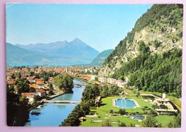 Interlaken, Strandbad mit Niesen