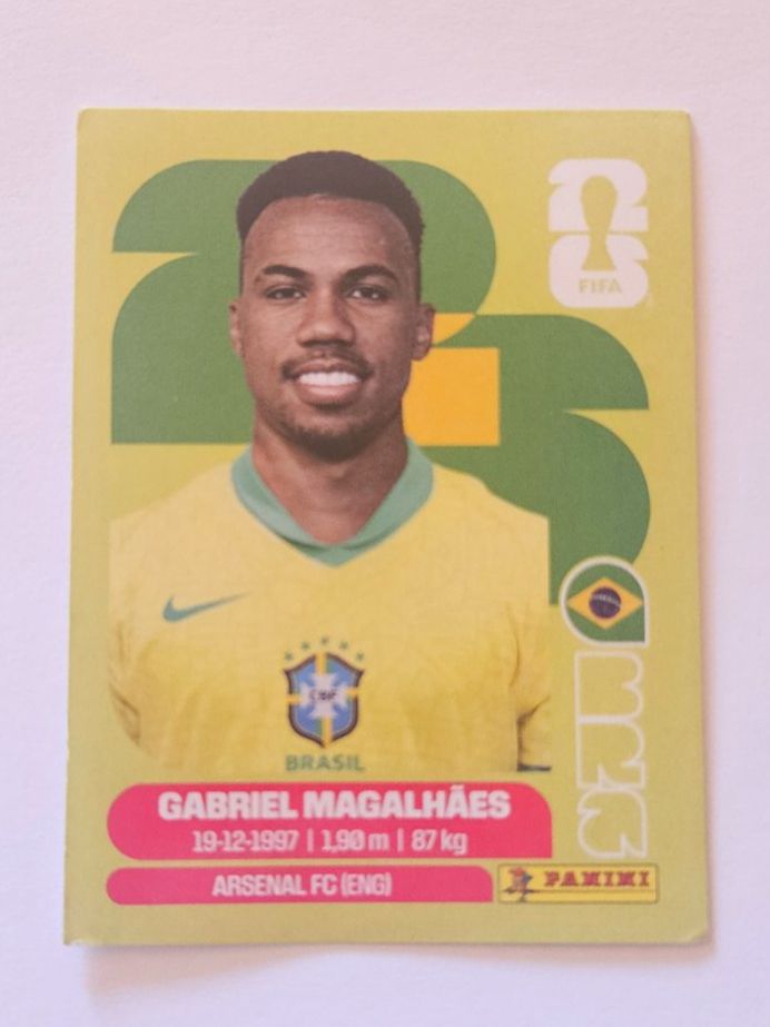 Panini Carte collezionabili: Panini 2026 Gabriel BRA 6 – Nuovo (secondo la descrizione) da Malans GR venduto da Ovi83