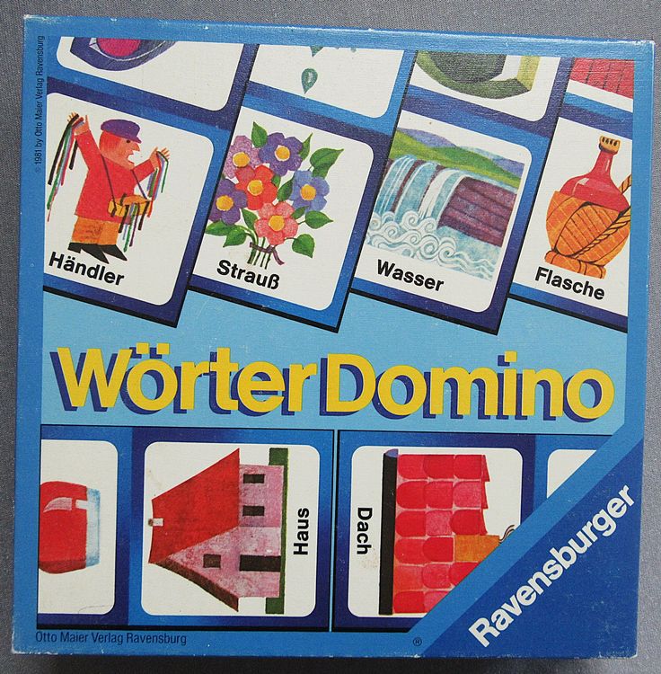 Ravensburger - Wörter Domino - Domino mit Bildern & Wörtern (Gebraucht ...