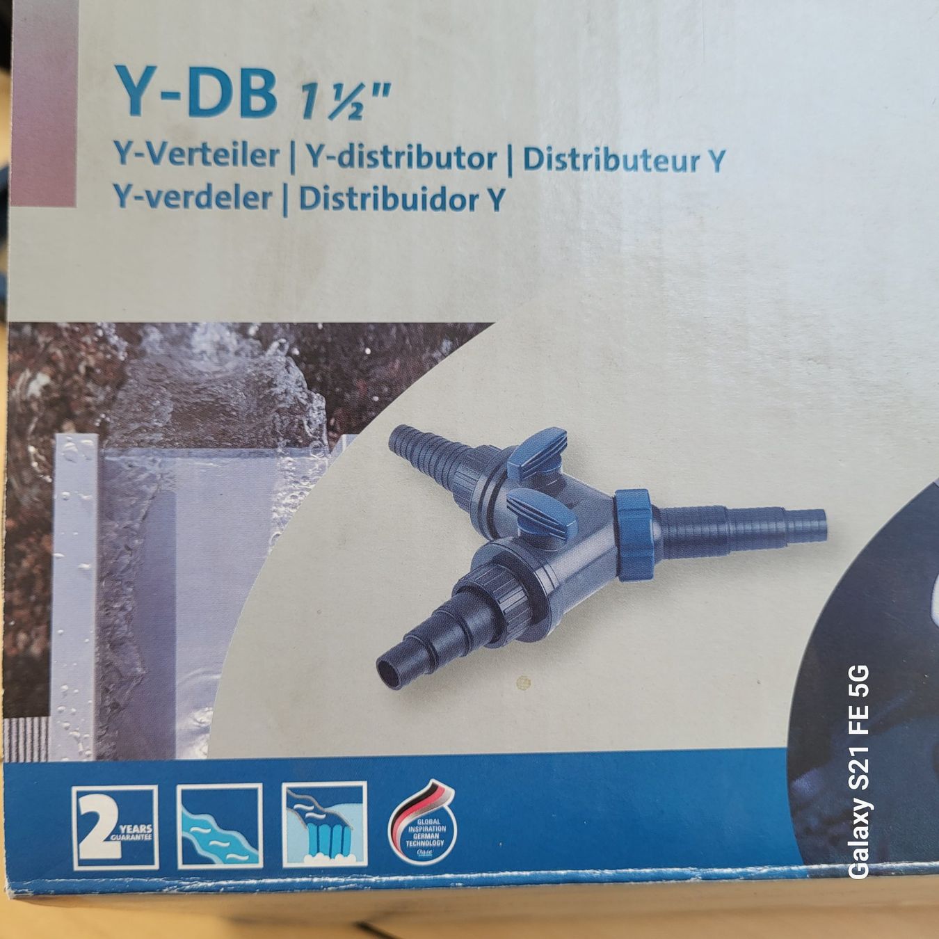 Alimentazione elettrica: Oase Y-Verteiler mit Einstellventilen – Nuovo e nell'imballaggio originale da Niedergösgen venduto da Beramh 3