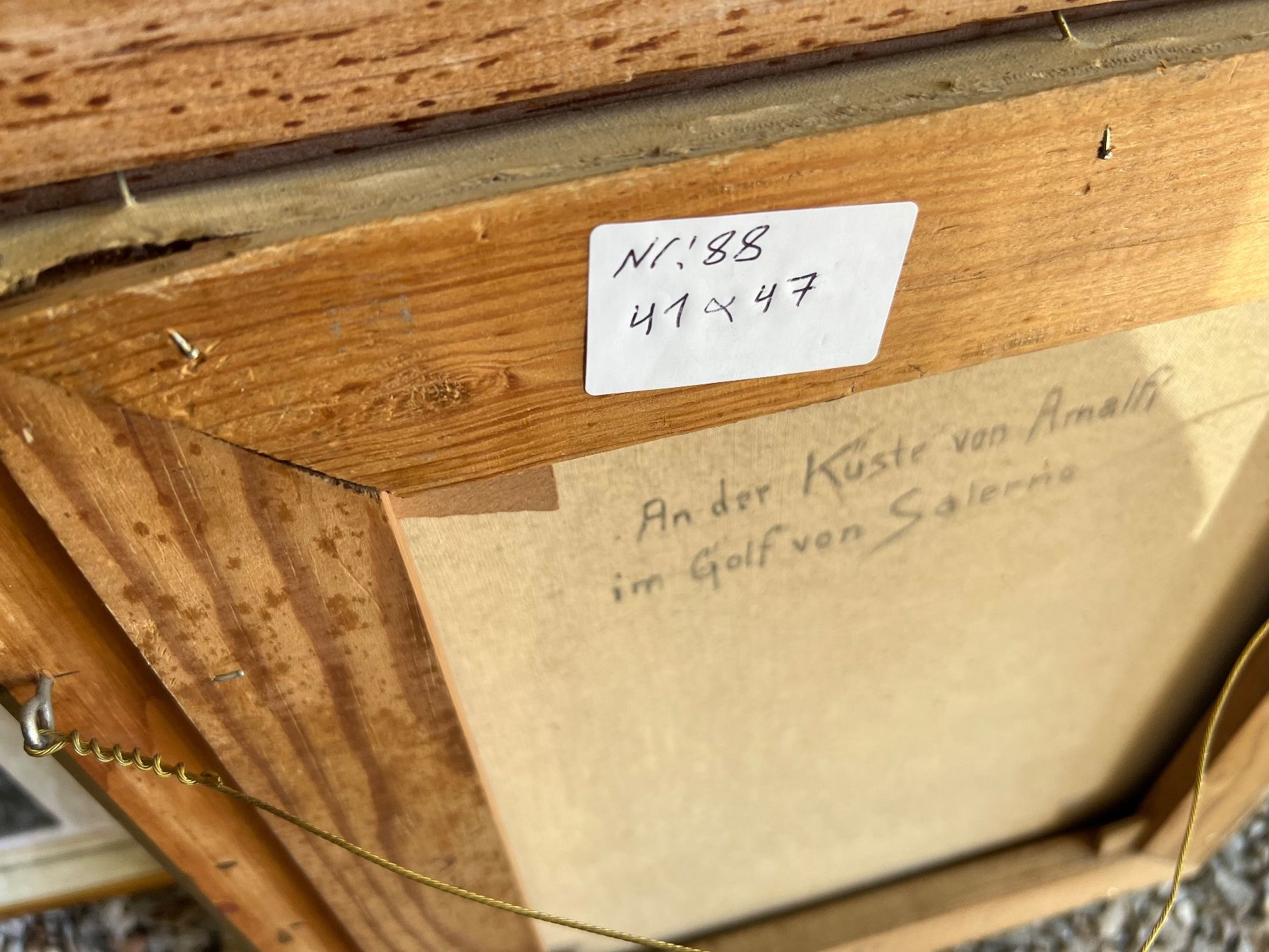 Gemälde: Alte Gemälde mit Signatur, Nr 88 – Gebraucht aus Glattfelden von maa_qcj8 6