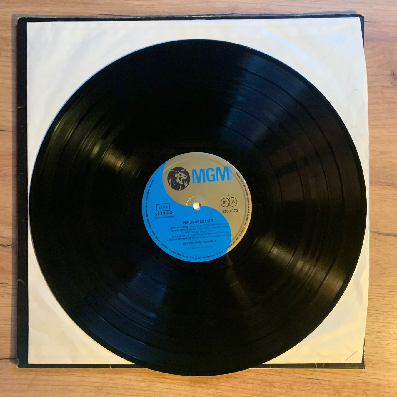 Dischi in vinile: ERIC BURDON & THE ANIMALS - WINDS ... RE GER ...VG++/VG – Usato da Gals venduto da Diskopatshop 2