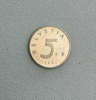 1981 5 Franken Gedenk_Münze_Stanser Verkommnis