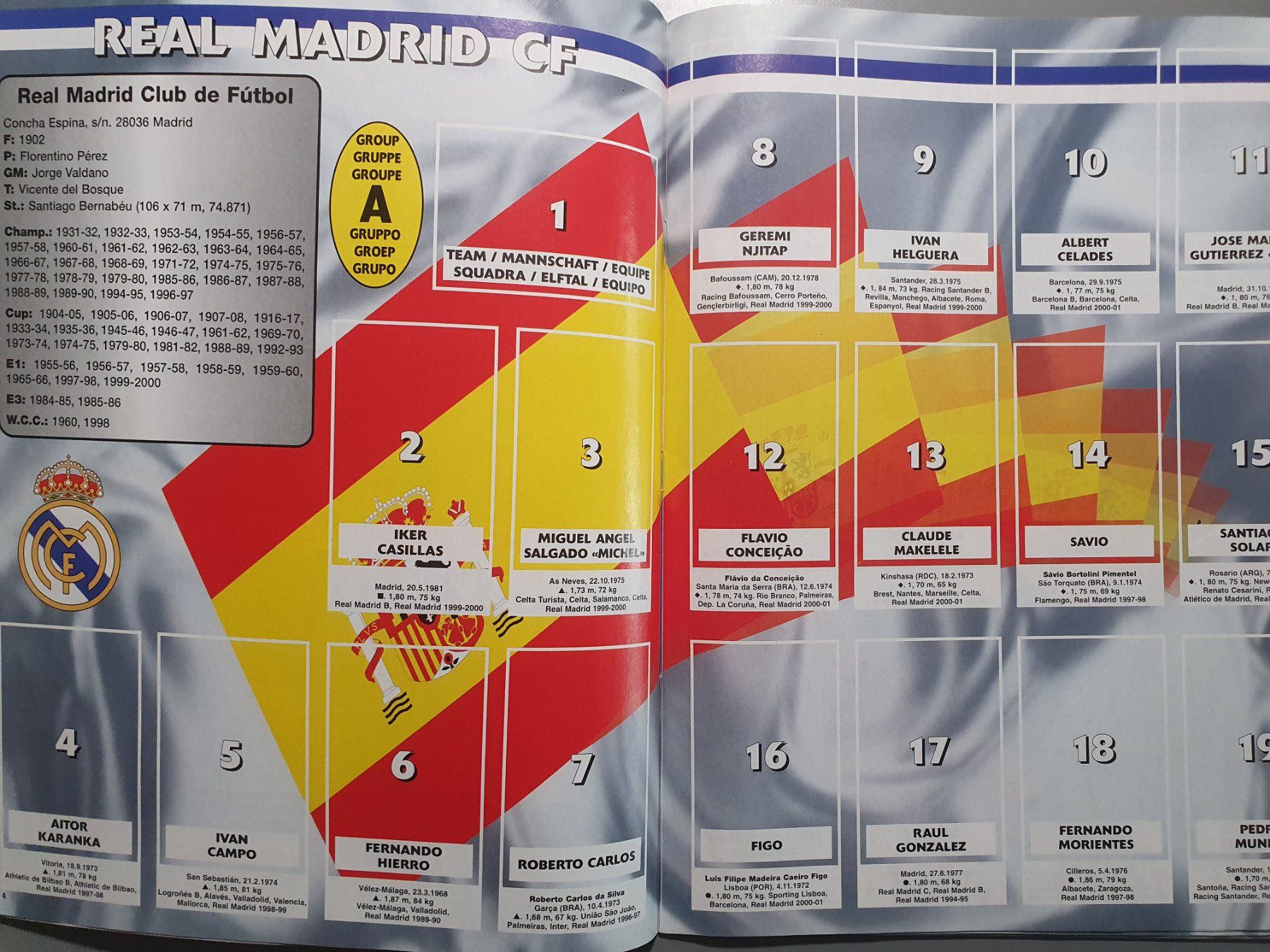 Panini Album: Panini Champions League 2000/2001 Leeralbum – Nuovo (secondo la descrizione) da Luzern venduto da Family_guy 2