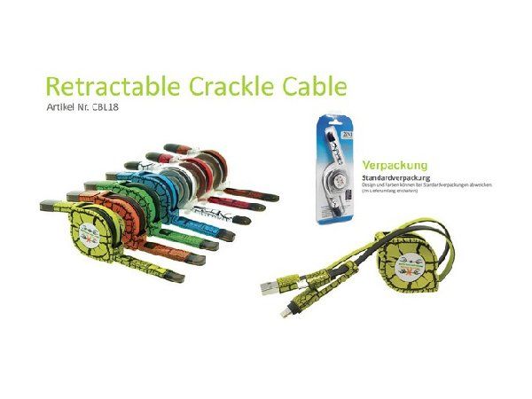 Attrezzatura da arrampicata: Retractable Crackle Cable – Nuovo (secondo la descrizione) da Regensdorf venduto da DiniChance