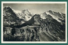 Männlichen, Jungfrau,Mönch, Eiger, ungelaufen, ca. 1930