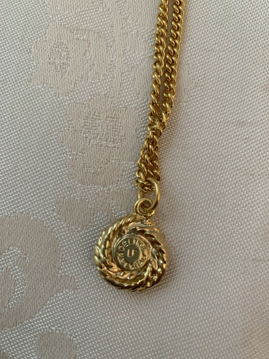 Celine Catenine: Celine vintage necklace  – Usato da Geneve venduto da Fashionpassion6 2