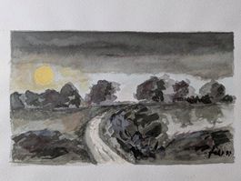 Aquarell signiert