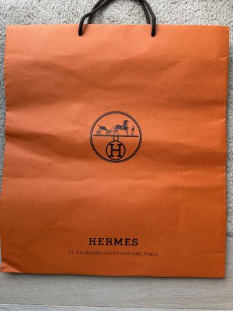 Hermès Geschenktasche, Orange