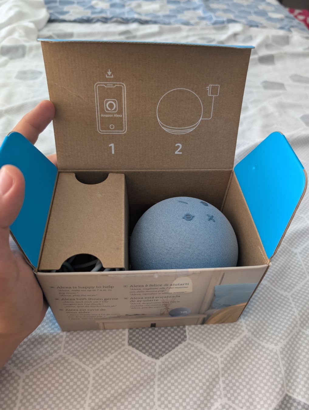 Amazon Casse acustiche: AMAZON Echo Dot mit Uhr Alexa – Nuovo (secondo la descrizione) da Basel venduto da Master-Ball 4