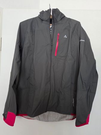 Schöffel Packaway Regenjacke Grösse L dunkelgrau