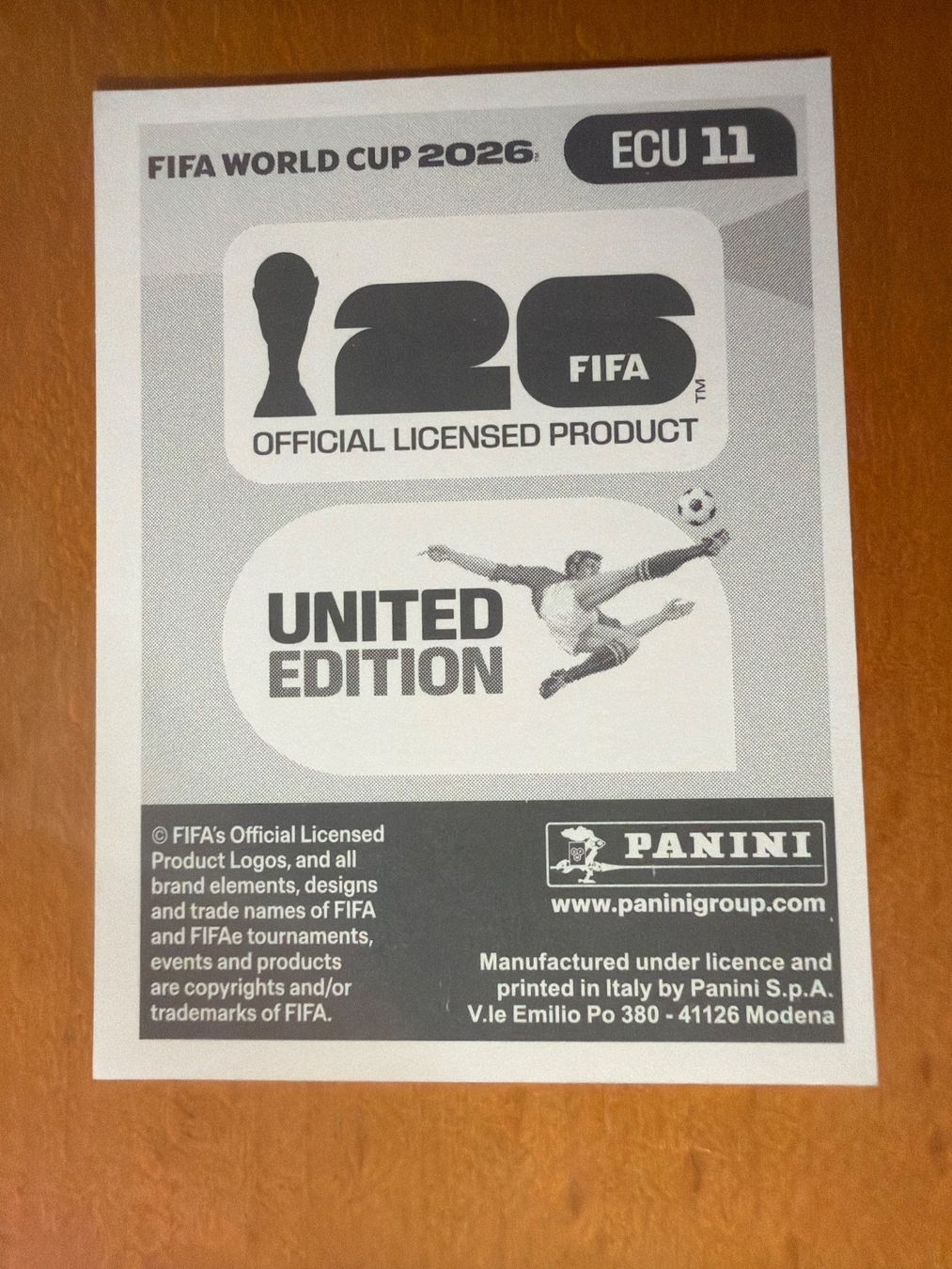 Panini Cartes à collectionner: Panini ECU11 – Neuf (Voir description) à Susten par Rechnun 1