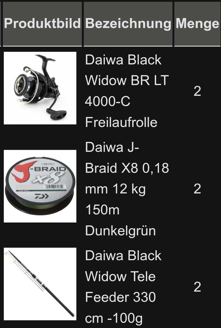 Daiwa Canne da pesca: 1x Daiwa Tele Feederrute 3.30m – Usato da Dübendorf venduto da Dumpsabu 4