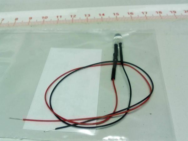 Elektronikbauteile: Flacker-LED 5mm klar/gelb 12V verkabelt – Neu (gemäss Beschreibung) aus Luzern von Salefactory 1