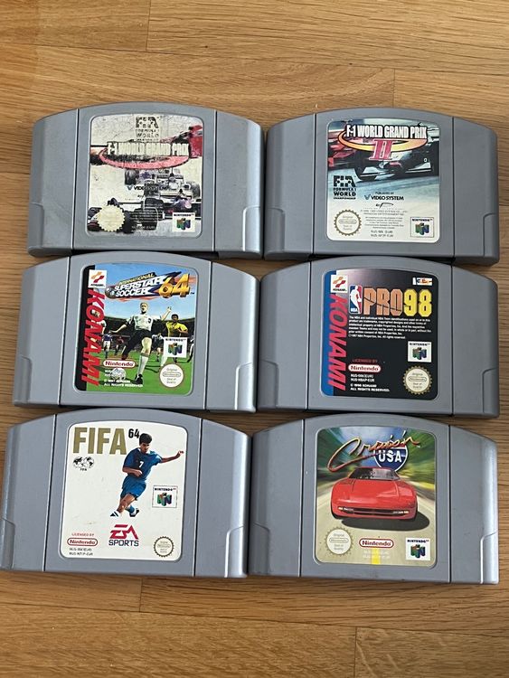 Nintendo 64 Konsole + 6 Spiele 2