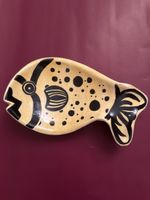 Vintage Keramikschale Fisch signiert 1956