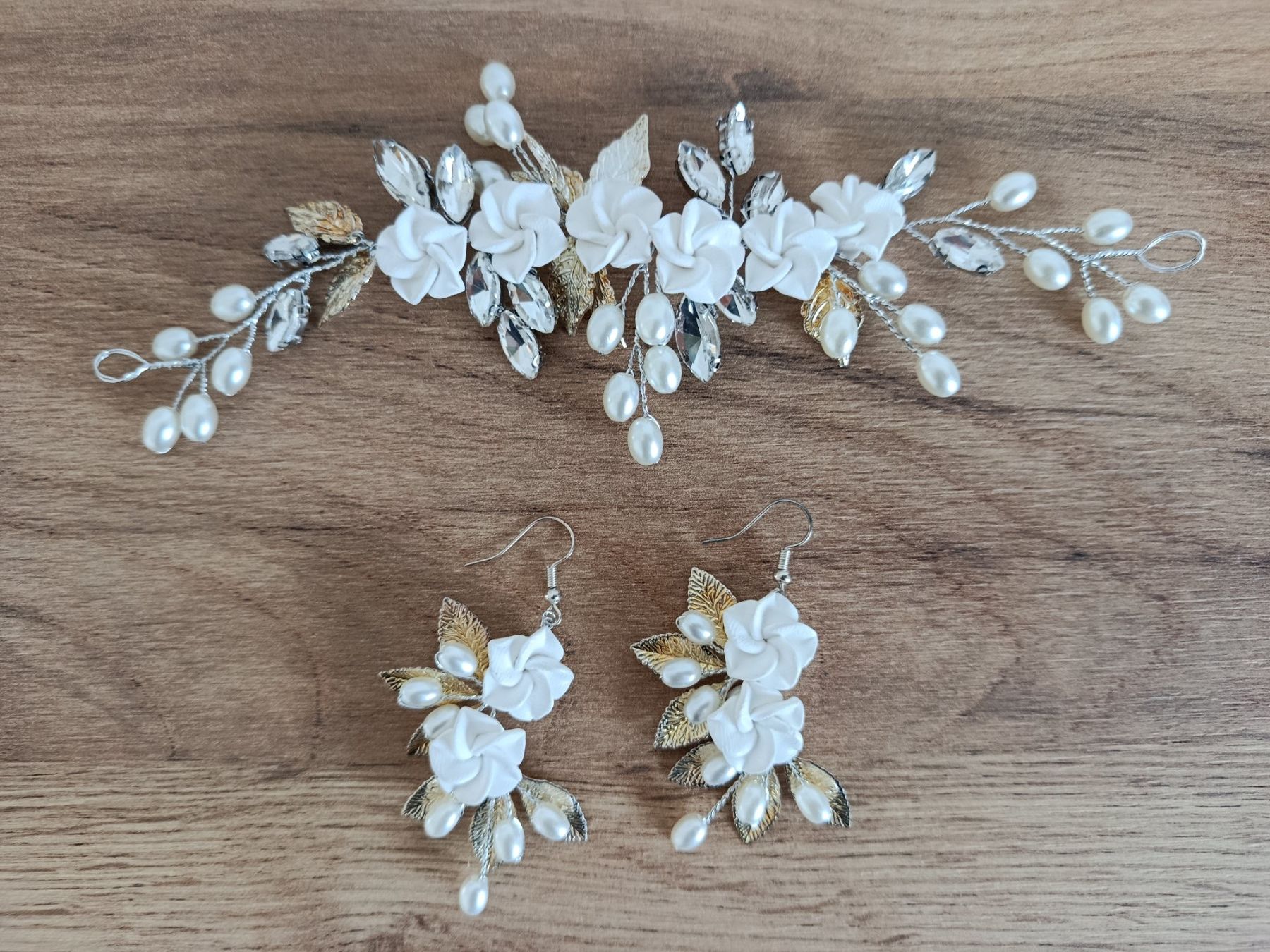 Accessori per capelli: Haarschmuck mit Ohrringen – Nuovo (secondo la descrizione) da Wangs venduto da son_klein