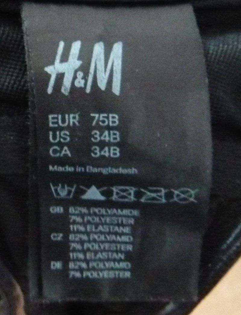 H&M Costumi da bagno & Bikini: Bikini-BH / BH für Badeanzug – Usato da Ruggell venduto da Btt 1
