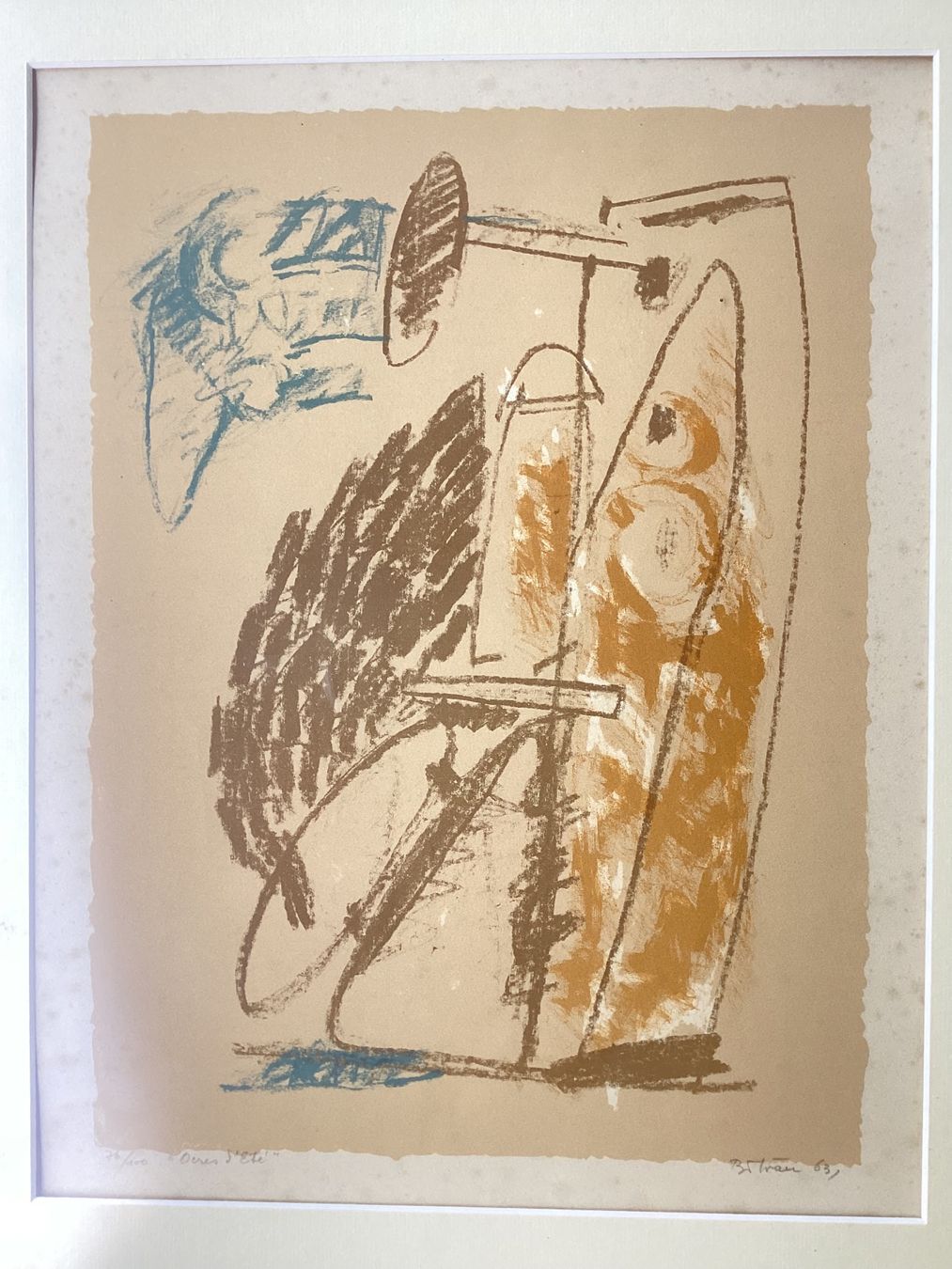 Grafica & Litografie: Farblithographie Albert Bitran Moderne Abstraktion 1929-2018 – Usato da Eglisau venduto da mar_5rn2 1