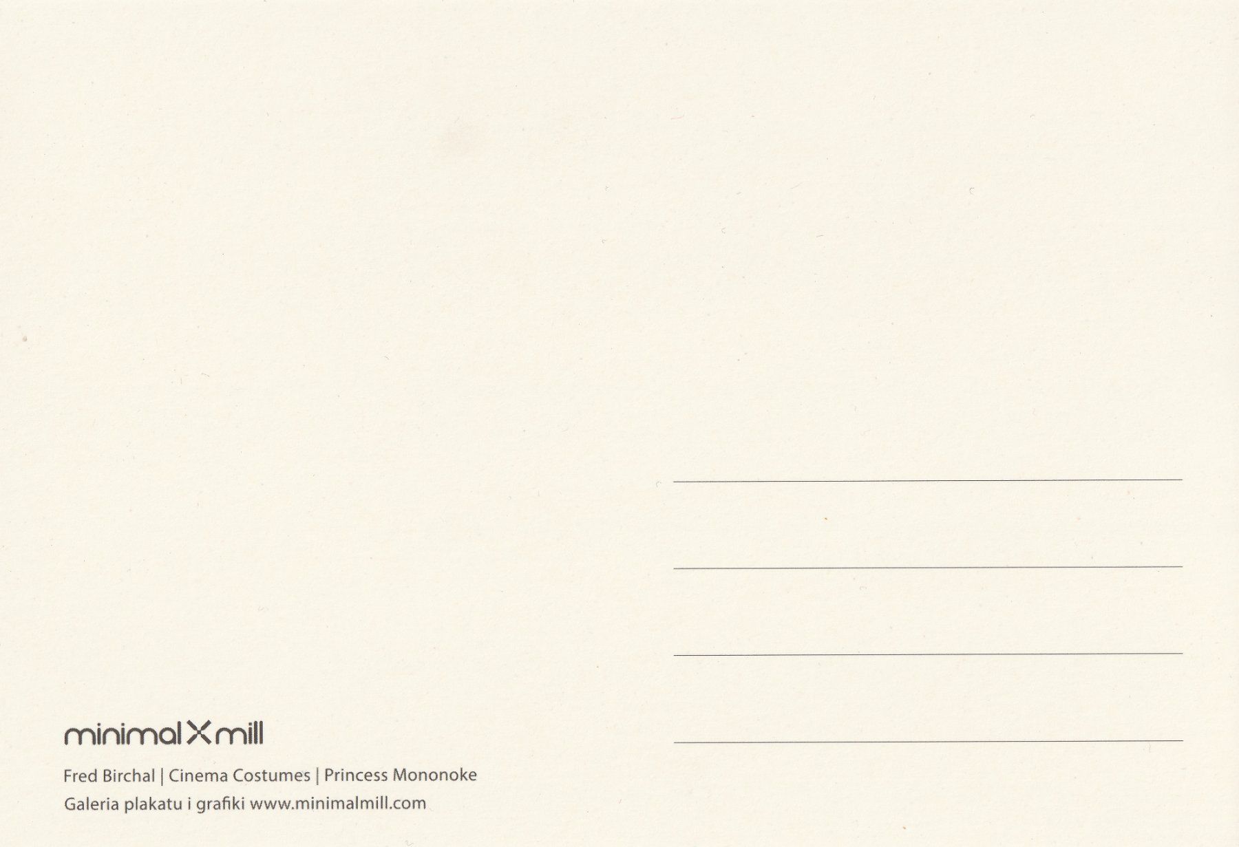 Cartoline postali: Carte postale Postcard -Mononoke Hime - Miyazaki – Nuovo e nell'imballaggio originale da Romainmôtier venduto da Iguazu12 1