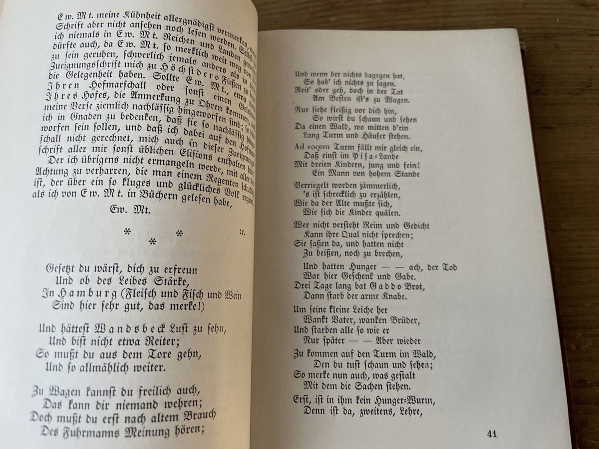Libri: Antikes Buch: Matthias Claudius Werke, um 1900 – Usato da Winterthur venduto da cheerio97 4