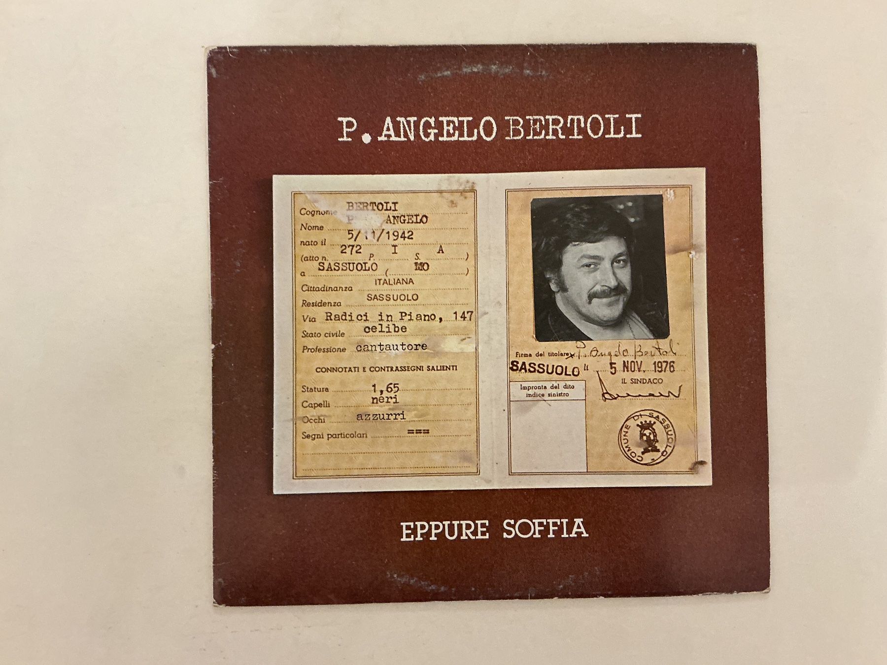 Schallplatten: P. Angelo Bertoli LP - Eppure Soffia – Gebraucht aus Winterthur von Tumko-Vinyl