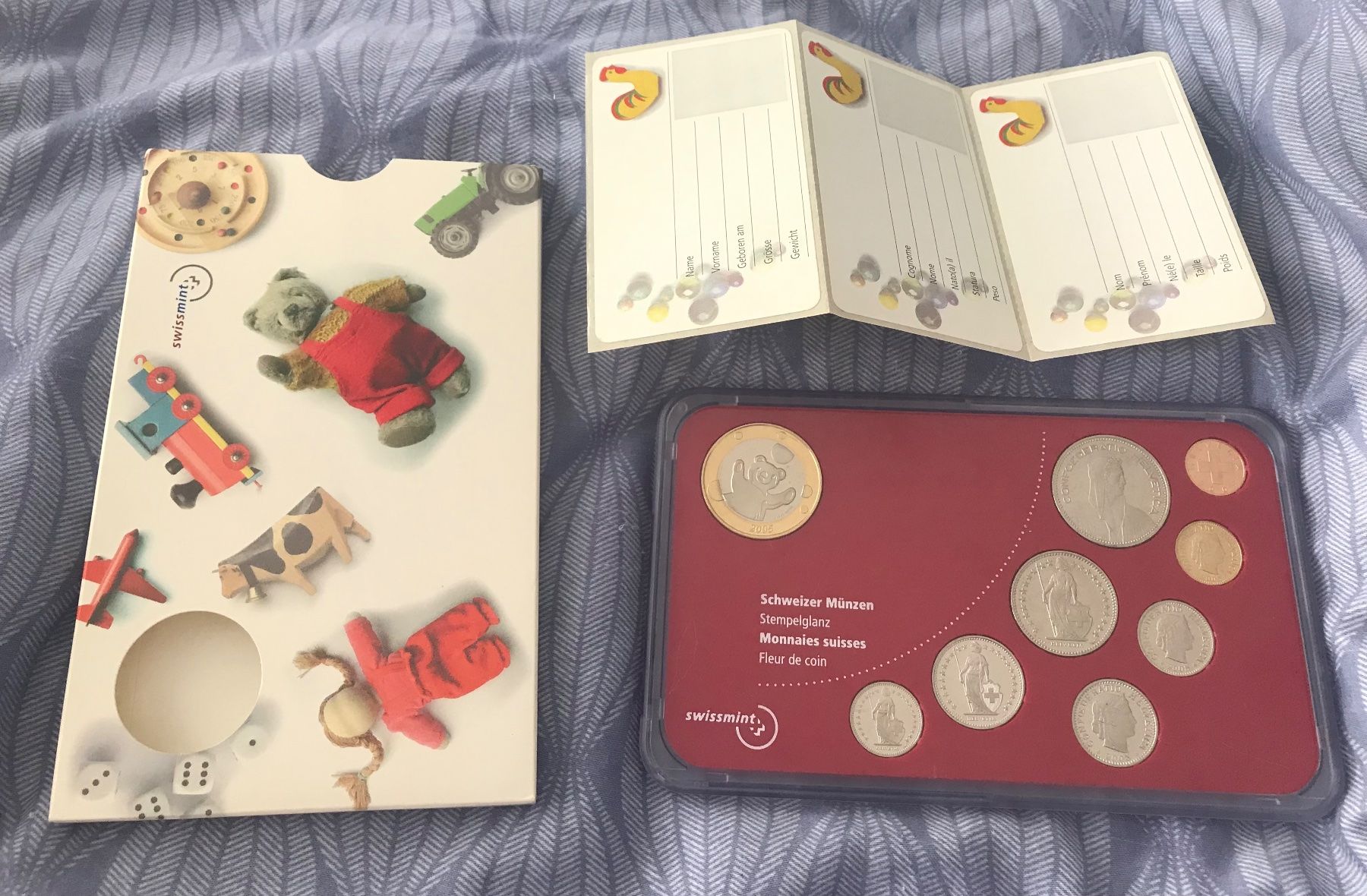 Alle Münzen: Baby-Münzsatz 2005 – Neu und originalverpackt aus Pfäffikon SZ von Adidas5