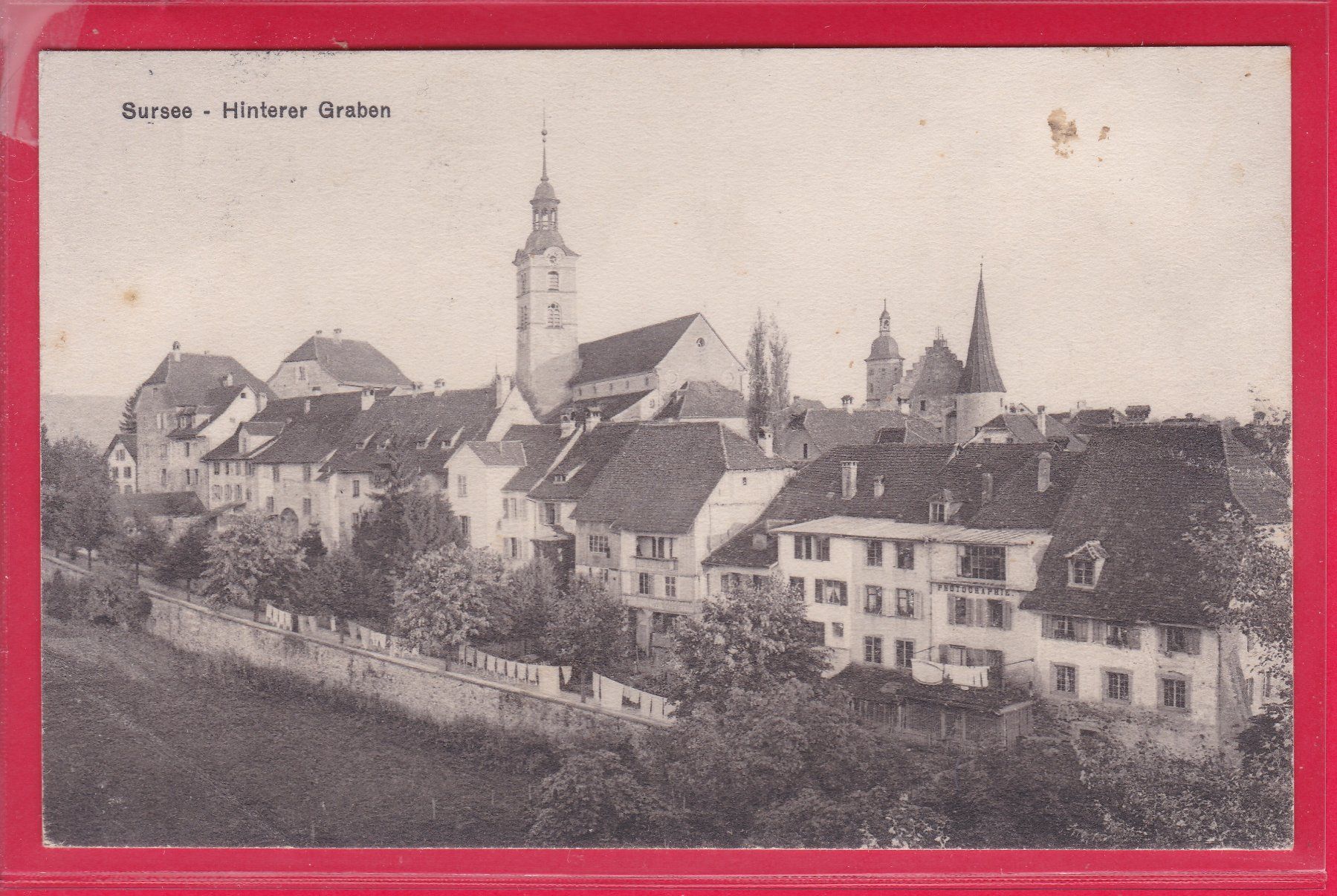 Cartoline postali: SURSEE - HINTERER GRABEN, 24.6.1911 – Usato da Oberrieden venduto da Gebirgsstelze