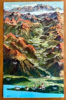 Spiez - Map Région.  1914