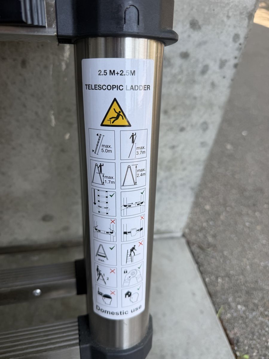 Echelles: Teleskopleiter 2.5M+2.5M Aluminium – Neuf (Voir description) à Zürich par Ermsa 3