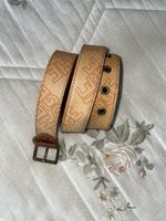 ✨ The Bridge Leather Belt Made in Italy– Classic with Logo ✨