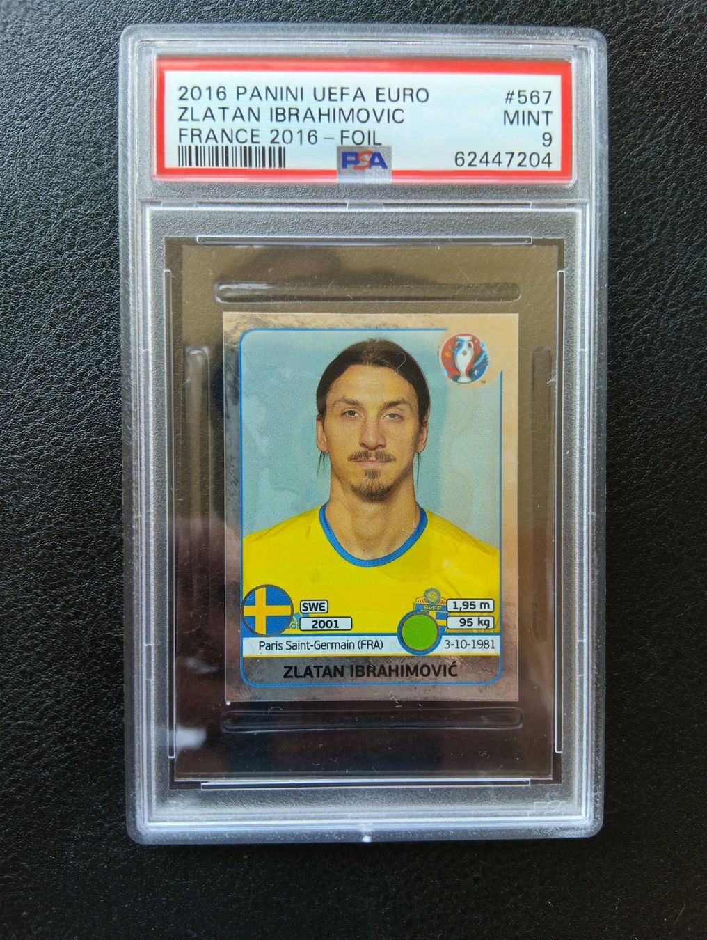 Panini Cartes à collectionner: 2016 Panini Zlatan Ibrahimovic PSA 9 #567 – D'occasion à Steinen par antikesundseltenes