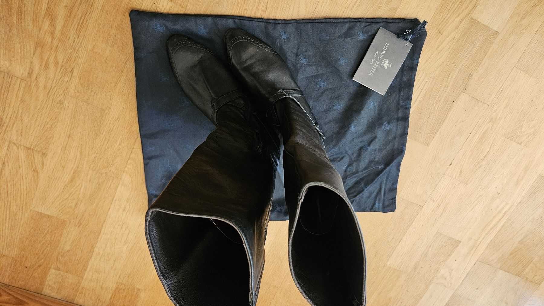 Damenschuhe: Geschmeidige Lederstiefel schwarz – Gebraucht aus Embrach von coegli 7