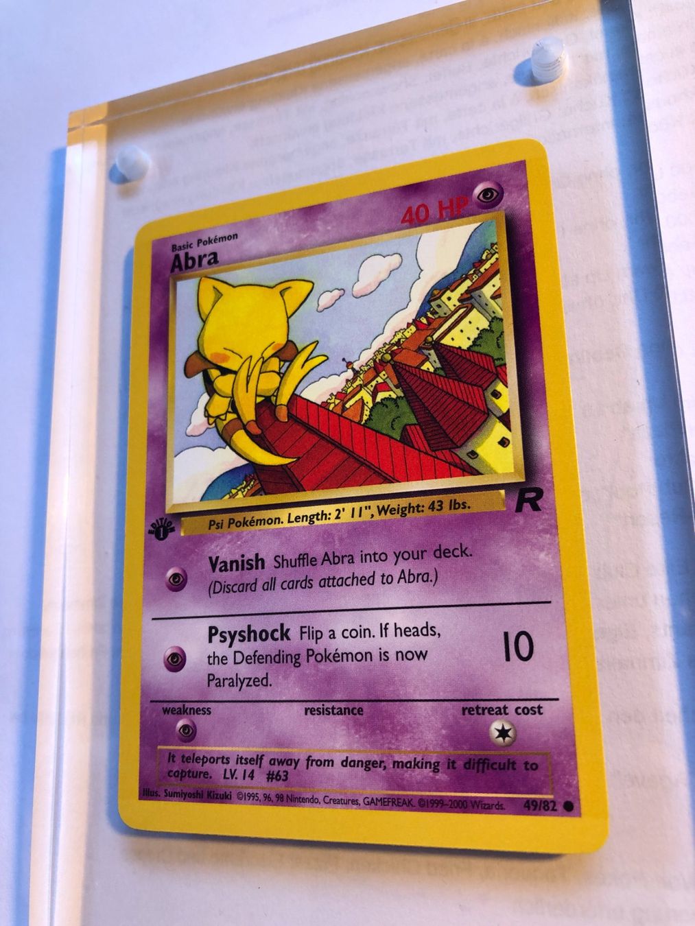 Carte collezionabili: Abra 1st Team Rocket - MINT - ab 1.- – Usato da Giubiasco venduto da dan_pr8b 2