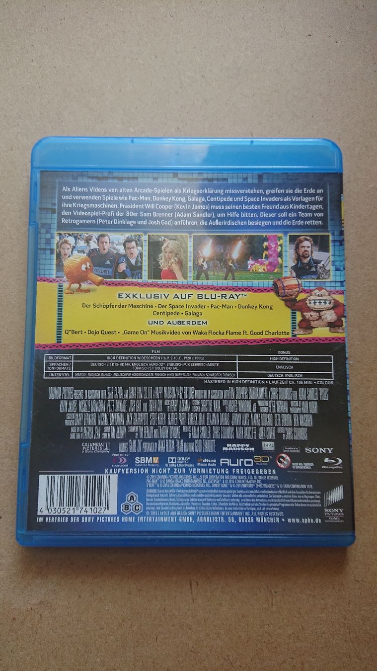 Tous les DVDs: Pixels Blu-ray  – D'occasion à Chur par FreakofRarity 1