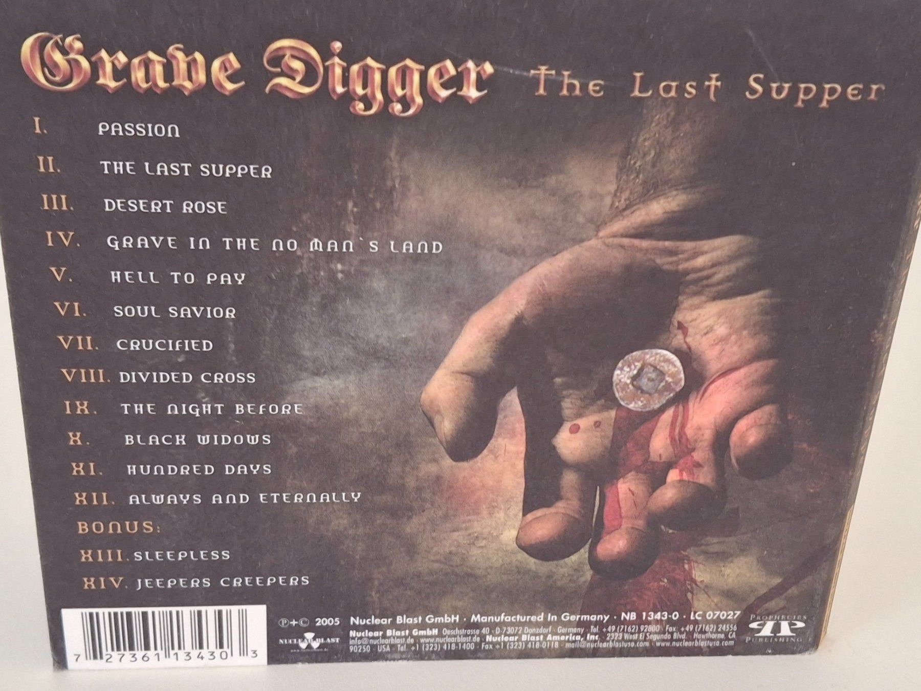 CD: CD Grave Digger - The Last Supper - – Usato da Aarberg venduto da Jackup1 1