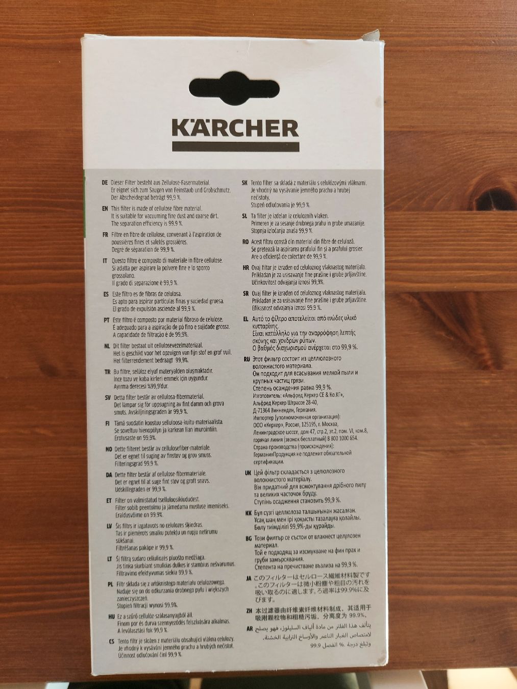Kärcher Aspirapolveri & Accessori: Kärcher Flachfaltenfilter Professional – Nuovo e nell'imballaggio originale da Randa venduto da jon_jm55 2