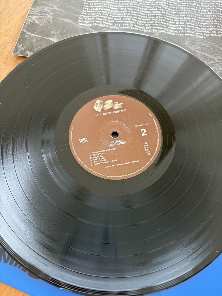 Schallplatten: Nirvana Nevermind LP Vinyl Platte – Neu (gemäss Beschreibung) aus Otelfingen von MLaemmli 3