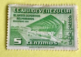 Briefmarke aus Venezuela 3. Bolivarianische Spiele 
