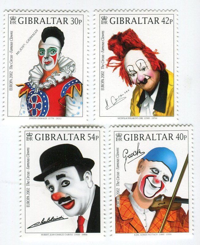 Alle Briefmarken: Briefmarken "Zirkus". Gibraltar. – Neu und originalverpackt aus Basel von Butsch5