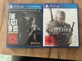 PS4 2er Bundle: The Witcher 3 + The Last of Us | OVP