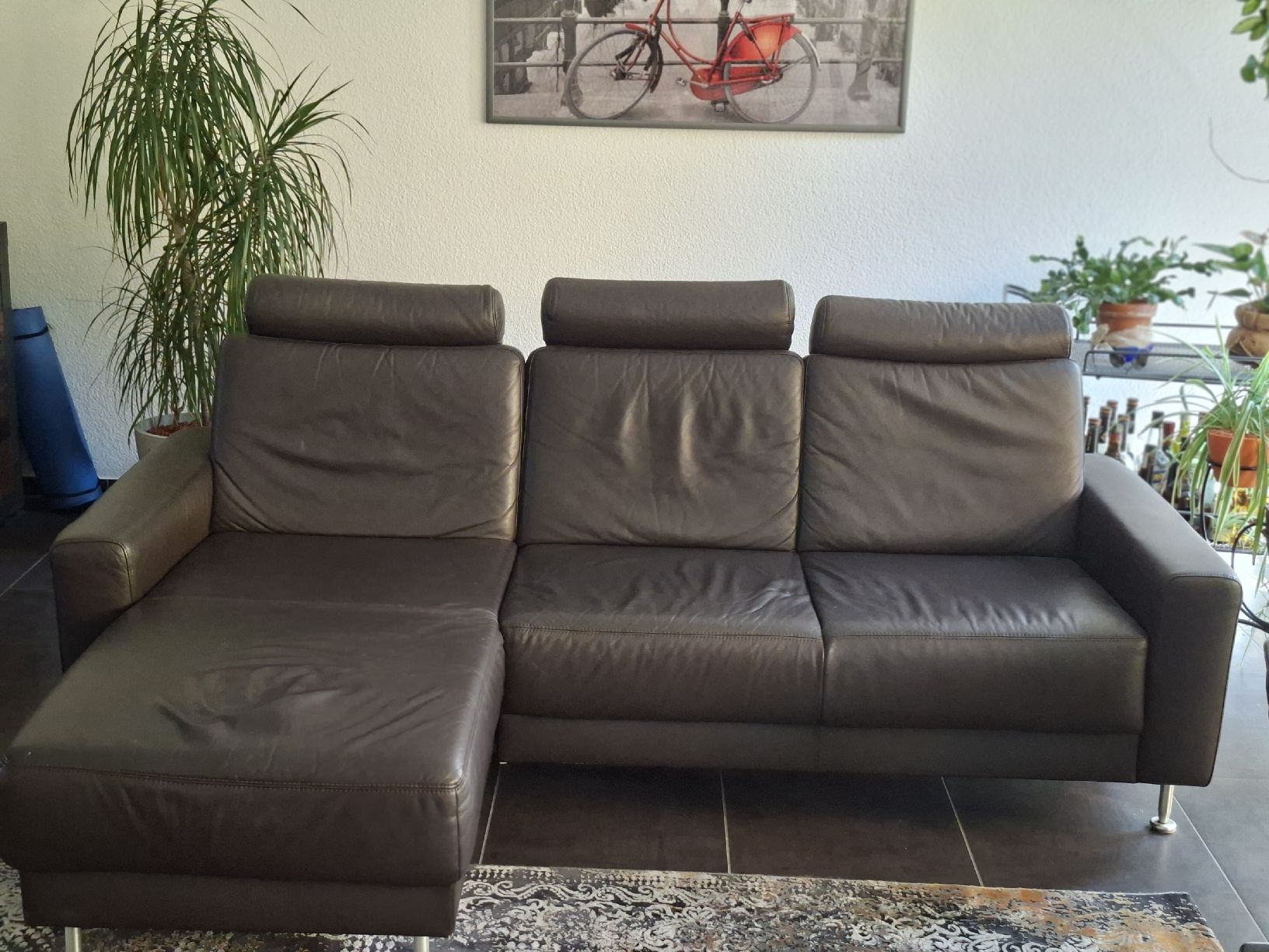 Divani: Ledersofa L Form, FM 1 Munzer Premium Polstermöbel (D) – Usato da Benzenschwil venduto da Aki59