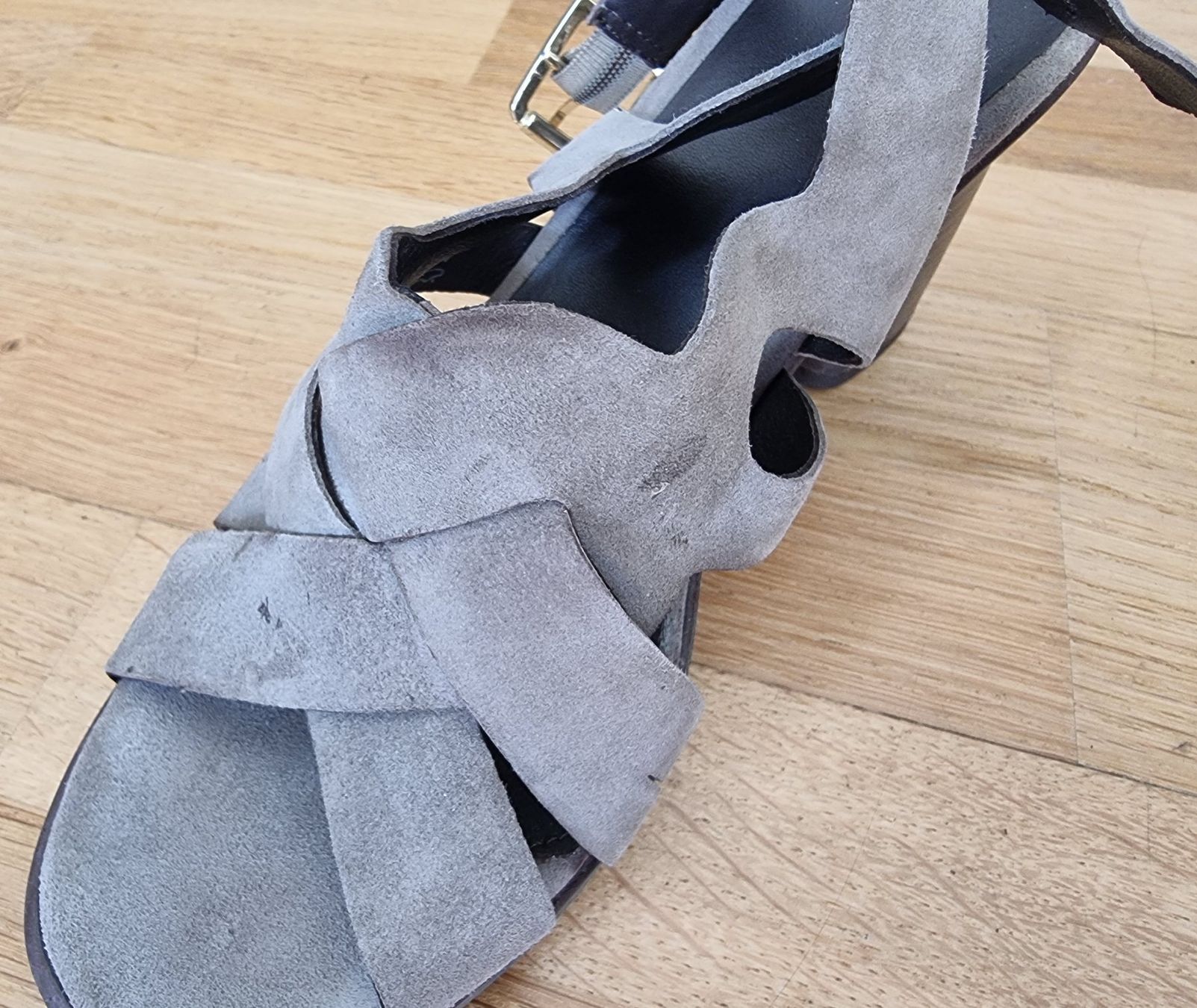 Damenschuhe: Sandales vertes à talons hauts - Varese -Taille 38 – Gebraucht aus Court von Jovi2 7