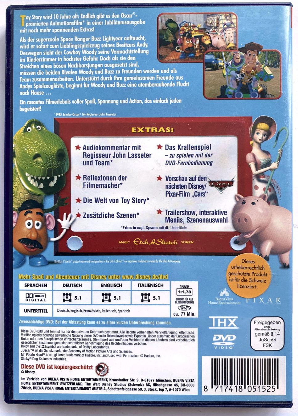 Tutti i DVDs: 4 Filme von Pixar auf DVD – Usato da Bern venduto da christianz02 2
