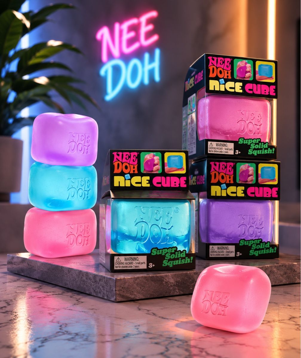 Jouets: Nee Doh Nice Cube Super Solid Squish neu, PINK – Neuf avec emballage d'origine à Kefikon TG par jel_72fp