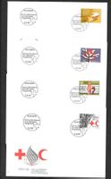 4 FDC 727-730 Serie Einzelmarken ET 9.9.1986